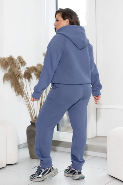 Теплий костюм "Шарлі" голубий