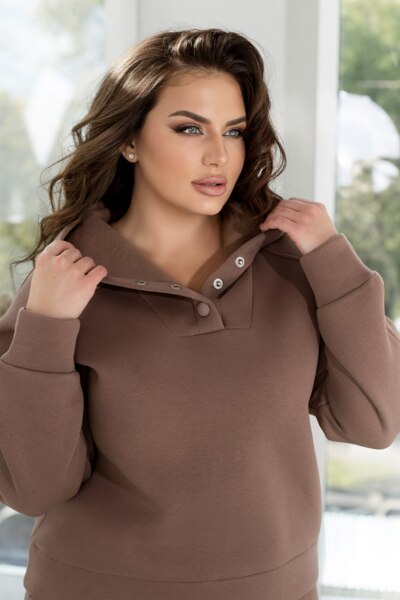 Теплий костюм "Шарлі" мокко