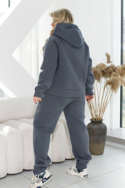 Теплий костюм "Шарлі" сірий