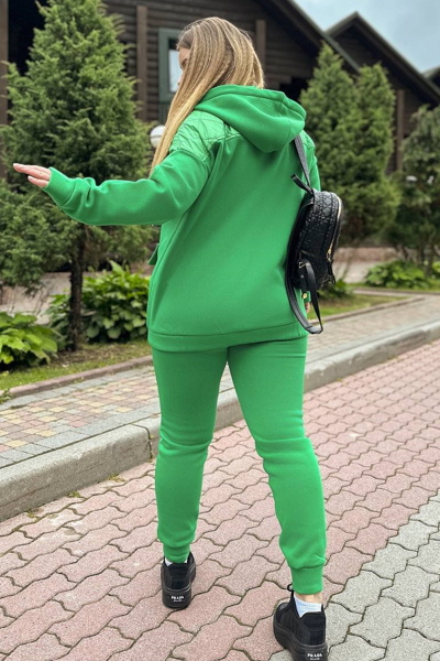 Утеплений спортивний костюм  "Лімпопо" зелений