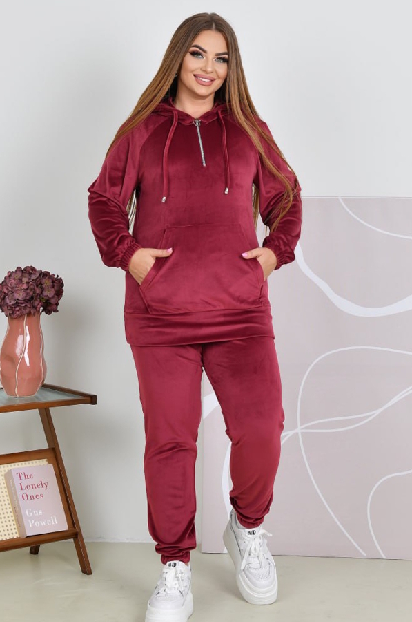 Спортивний костюм "Сенті" бордо