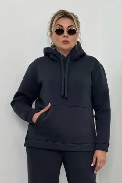 Тепле худі "Томс" графіт