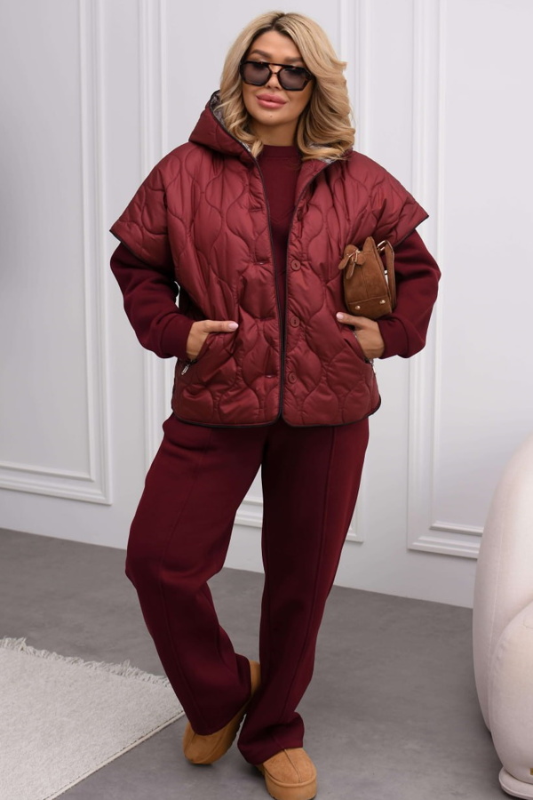 Спортивний костюм "Даліс" бордо