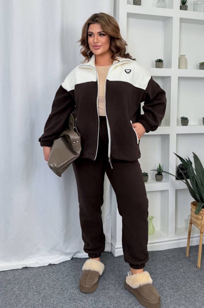 Теплий костюм "Колін" шоколад
