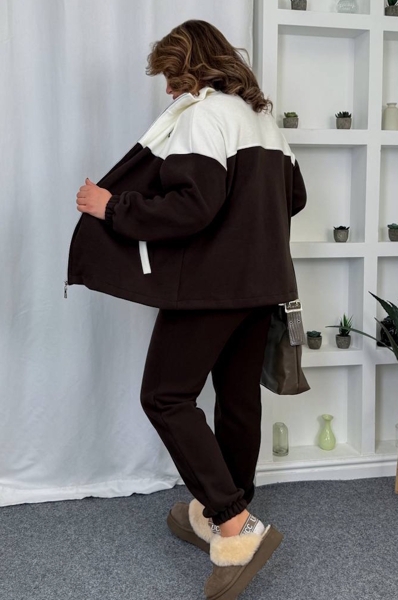 Теплий костюм "Колін" шоколад