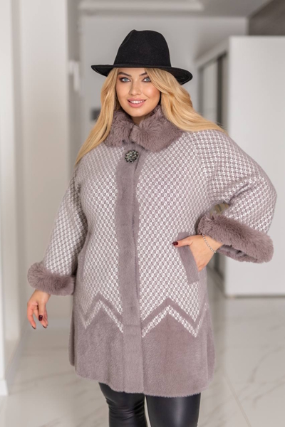 Пальто з альпаки "Домініка" фрез