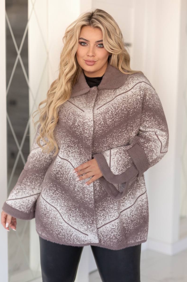 Куртка з альпаки "Лоліта" мокко