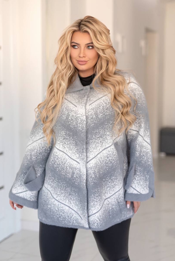 Куртка з альпаки "Лоліта" сіра