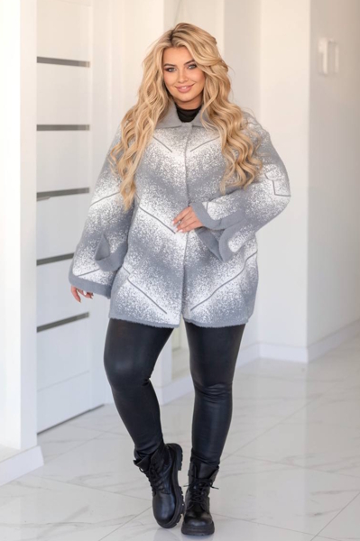 Куртка з альпаки "Лоліта" сіра