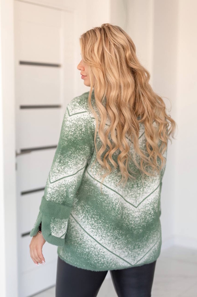 Куртка з альпаки "Лоліта" зелена