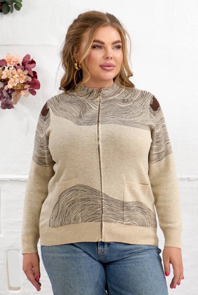 Светр "Моніка" бежевий