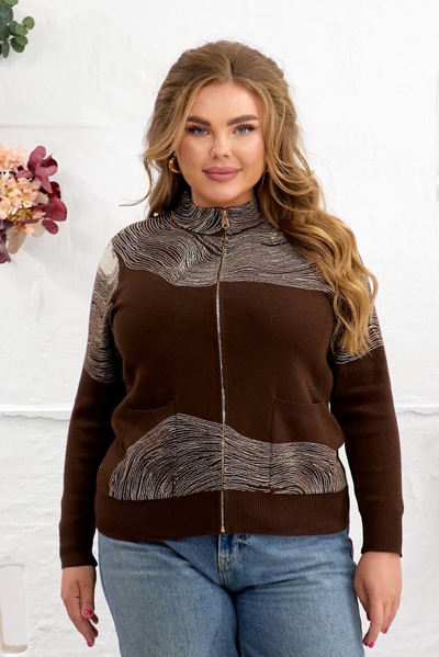 Светр "Моніка" шоколад