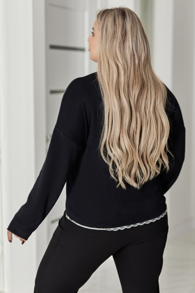 Светр "Маргарет" чорний