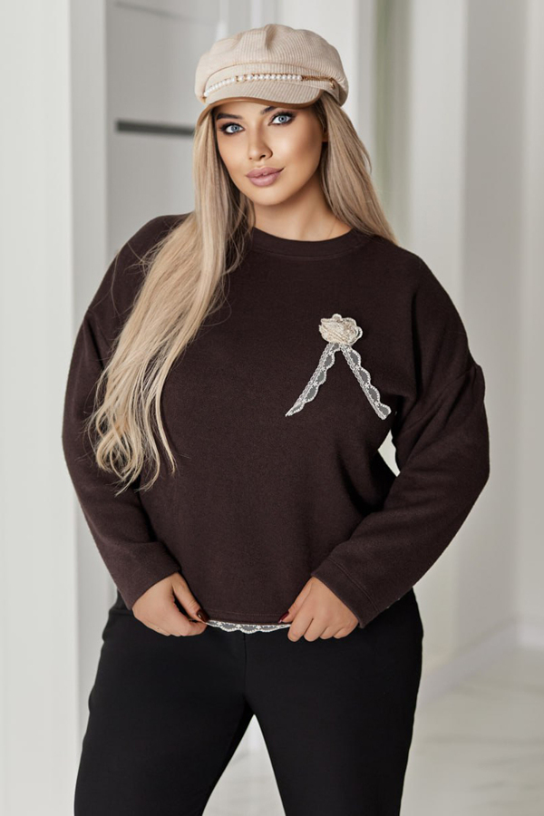 Светр "Маргарет" шоколад