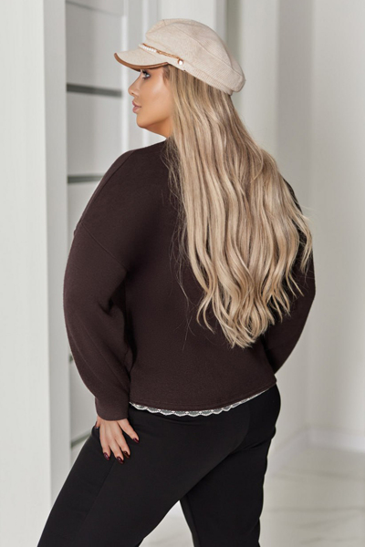 Светр "Маргарет" шоколад