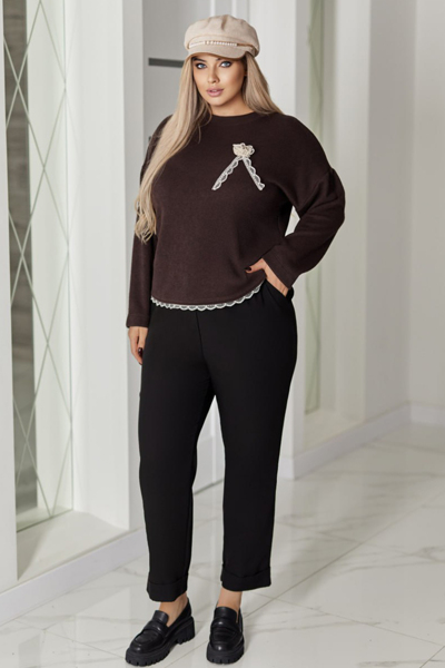 Светр "Маргарет" шоколад