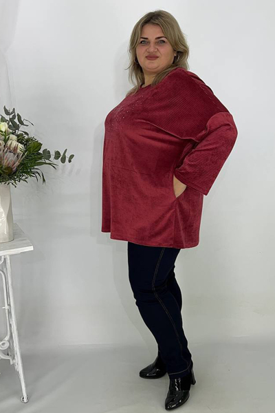 Туніка "Анабель" бордова