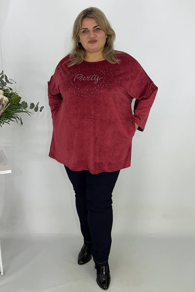 Туніка "Анабель" бордова