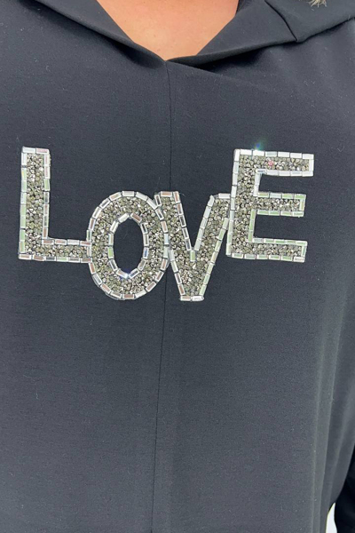 Туніка "Киянка" чорна Love