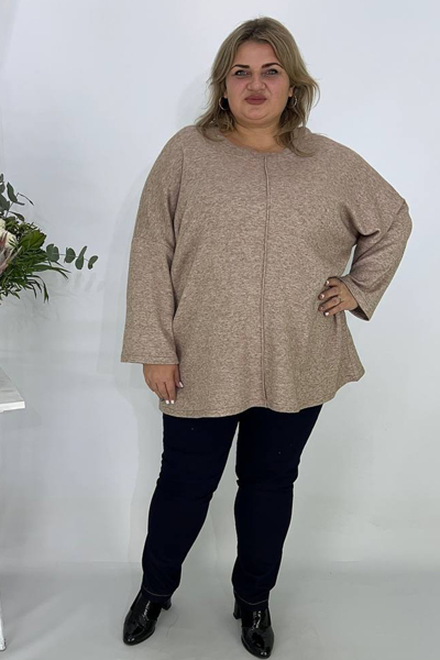 Туніка з ангори "Мікс" бежева
