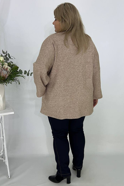 Туніка з ангори "Мікс" бежева