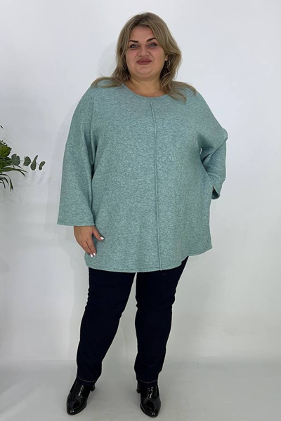 Туніка з ангори "Мікс" бірюзова