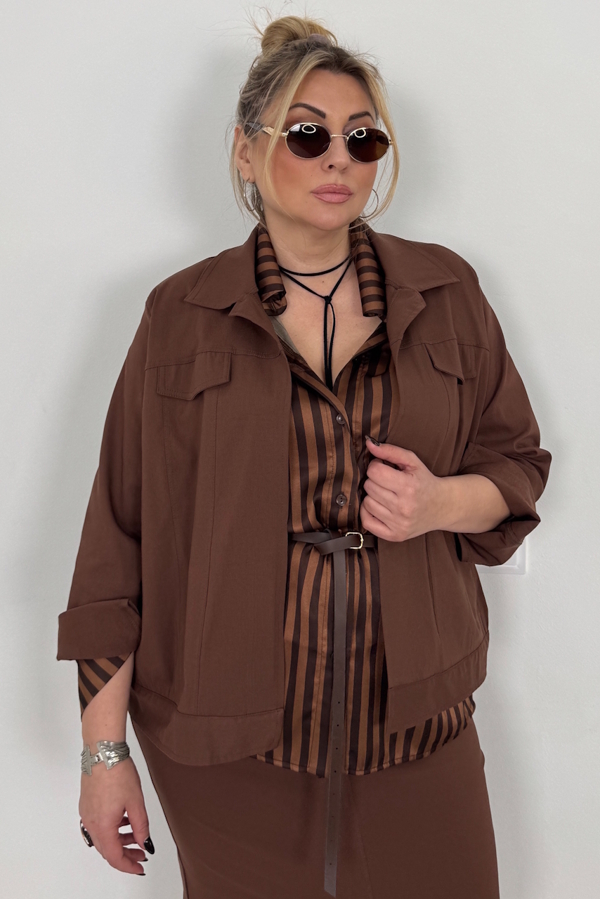 Джинсовка "Донна" шоколад