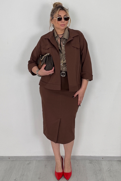 Джинсовка "Донна" шоколад