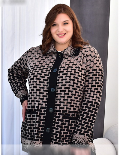 В'язана кофта "Рената" бежева