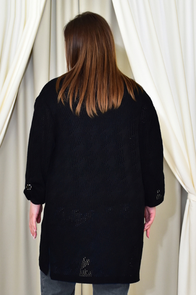 В'язаний кардиган "Вікторі" чорний