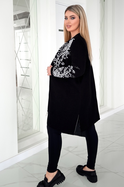 В'язаний кардиган "Евердіна" чорний