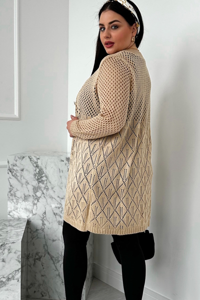 В'язаний кардиган "Фрістайл" карамель