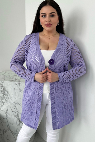 В'язаний кардиган "Фрістайл" лаванда