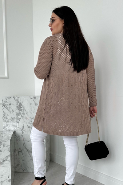 В'язаний кардиган "Фрістайл" мокко