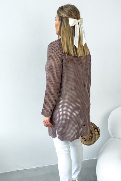 В'язаний кардиган "Клавдія" мокко