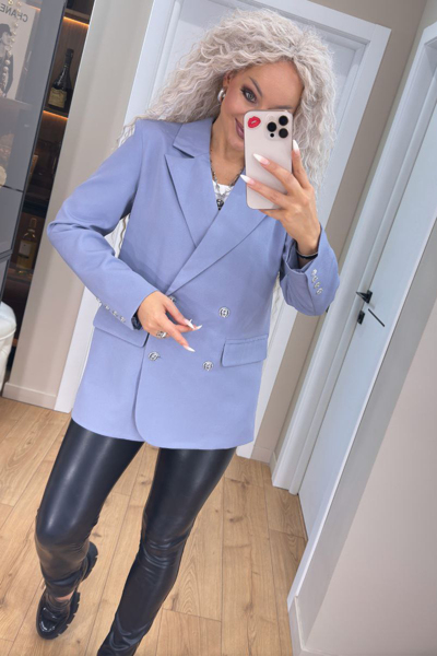 Жакет "Бекка" бузково-сірий