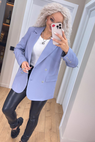 Жакет "Бекка" бузково-сірий Жакет "Бекка" бузково-сірий