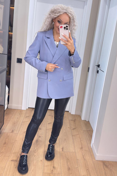 Жакет "Бекка" бузково-сірий Жакет "Бекка" бузково-сірий