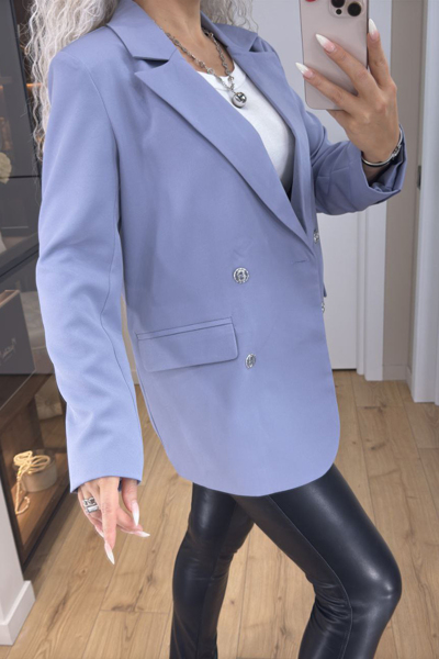 Жакет "Бекка" бузково-сірий Жакет "Бекка" бузково-сірий