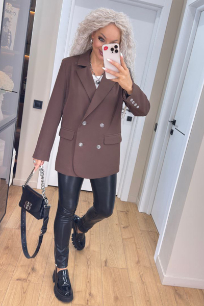 Жакет "Бекка" шоколад Жакет "Бекка" шоколад