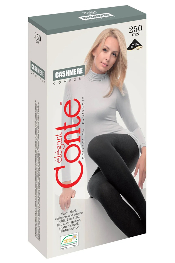 Теплі колготки CONTE CASHMERE 250 grafit Теплі колготки CONTE CASHMERE 250 grafit