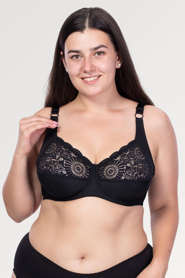 Бюстгальтер на кісточках "Ада" чорний