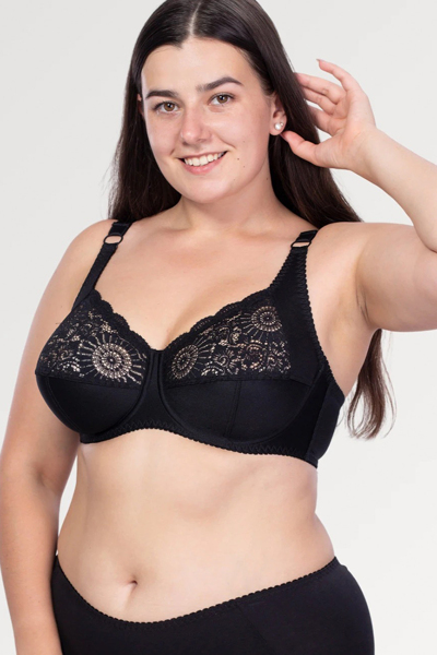 Бюстгальтер на кісточках "Ада" чорний