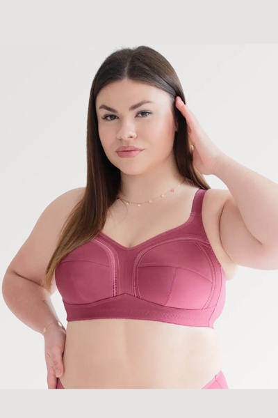 Бюстгальтер без каркасів "Бека" марсала