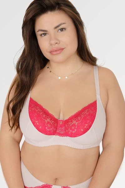 Бюстгальтер на кісточках "Джулія" рожева перлина