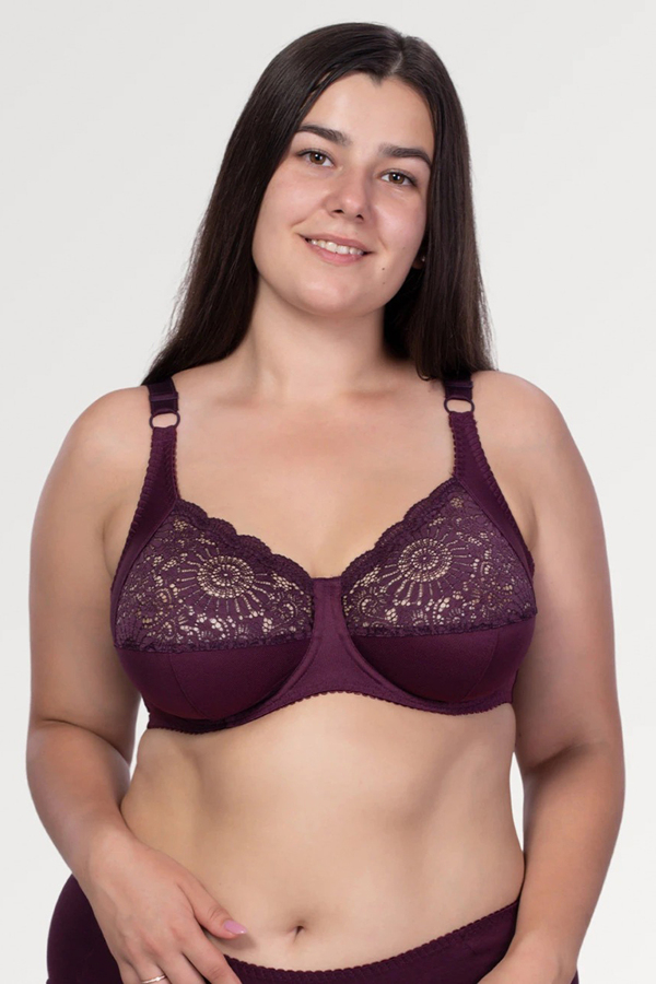 Бюстгальтер на кісточках "Еліот" сливове вино