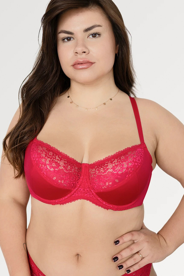 Бюстгальтер з напівм'якою чашкою "Габбі" азалія kamelia