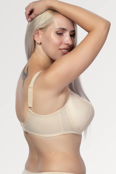 Бюстгальтер з напівм'якою чашкою "Габбі" бежевий