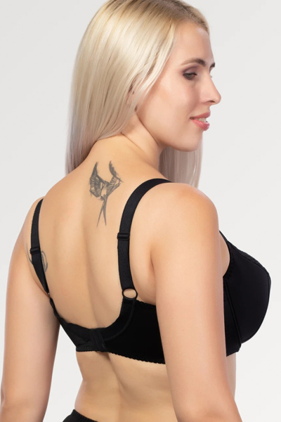 Бюстгальтер з напівм'якою чашкою "Габбі" чорний