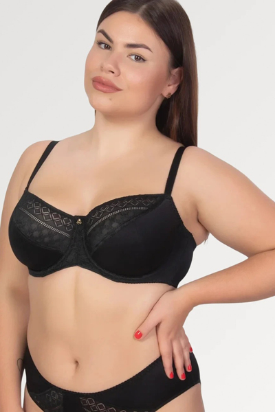 Бюстгальтер на каркасах "Карла" чорний